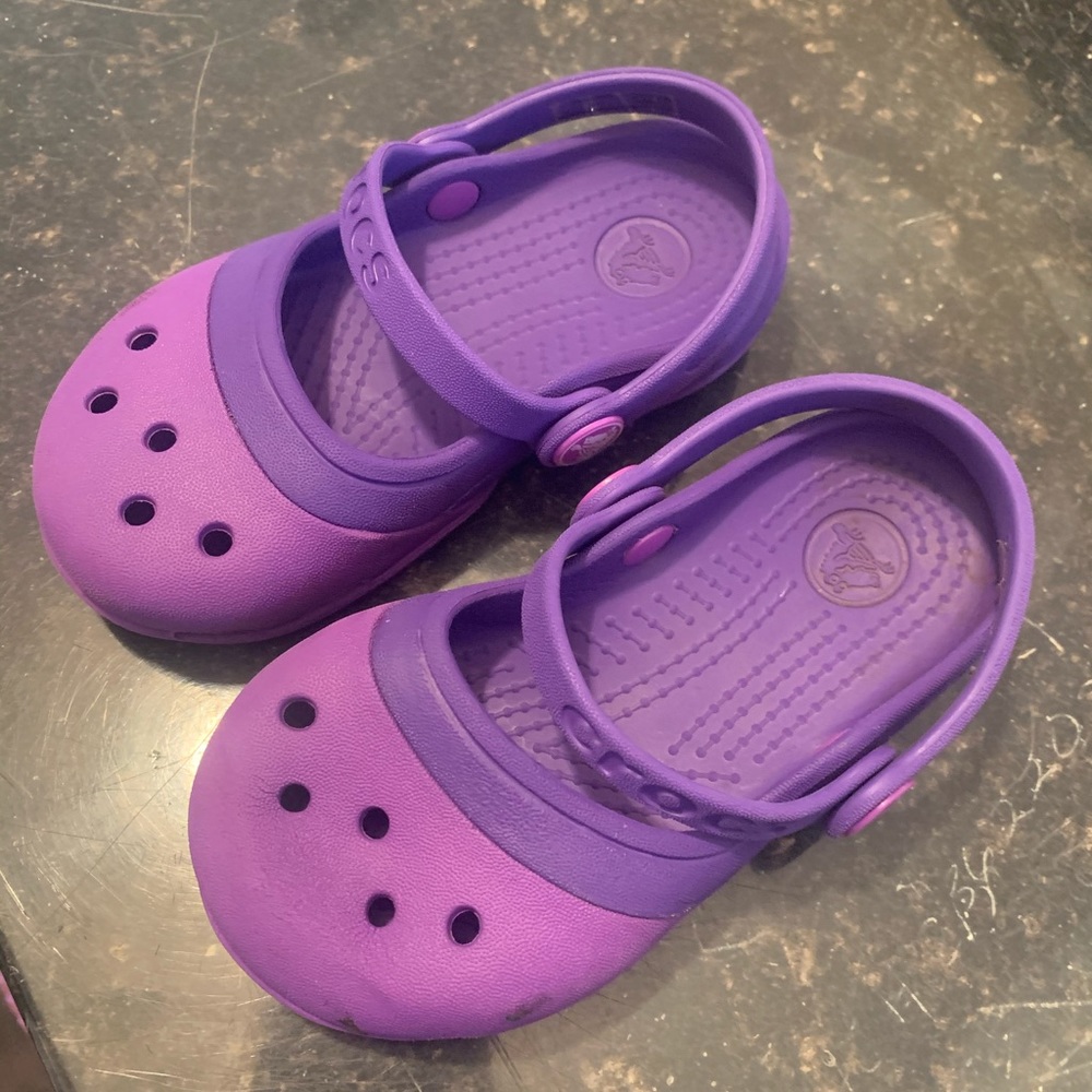COPY - Purple Crocs Size 8c